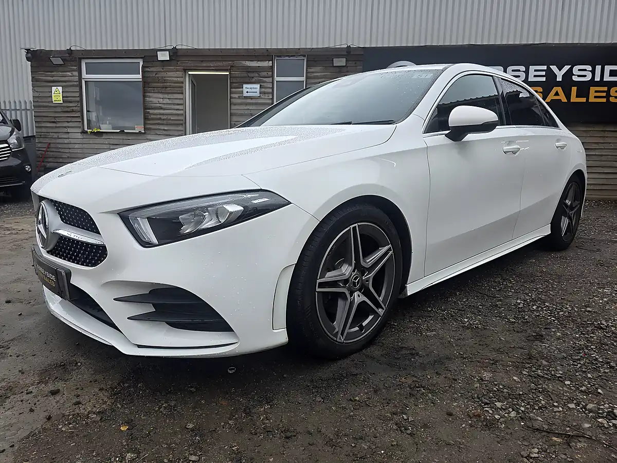 Used 2020 Mercedes-Benz a Class AMG Line White - Interior and Exterior details 4