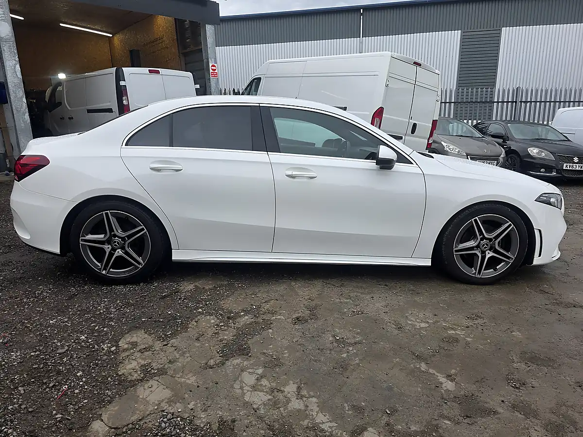 Used 2020 Mercedes-Benz a Class AMG Line White - Interior and Exterior details 8