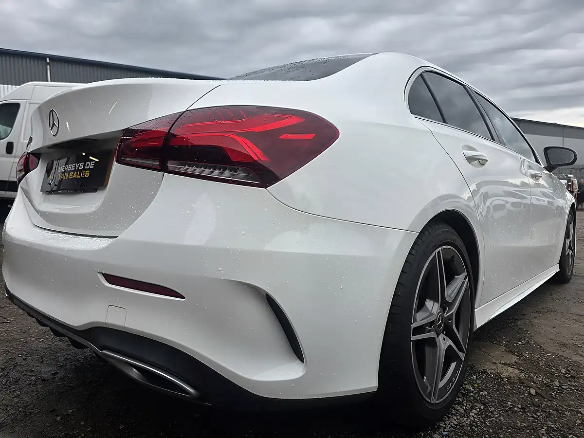 Used 2020 Mercedes-Benz a Class AMG Line White - Interior and Exterior details 9