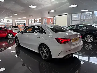 Used 2020 Mercedes-Benz a Class AMG Line White - Interior and Exterior details 10