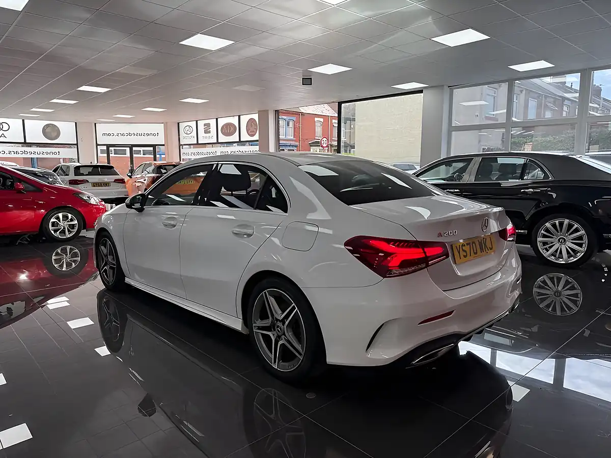 Used 2020 Mercedes-Benz a Class AMG Line White - Interior and Exterior details 10