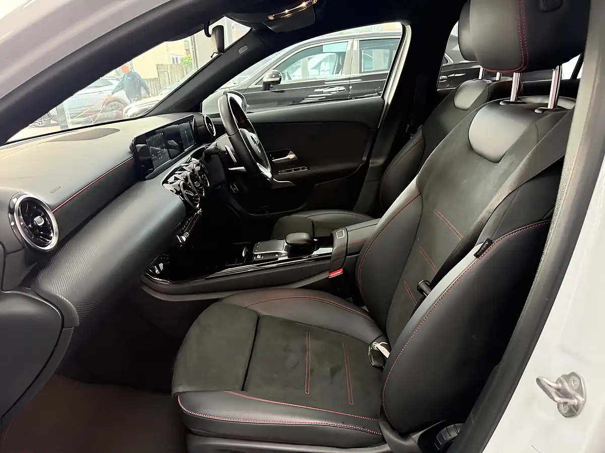 Used 2020 Mercedes-Benz a Class AMG Line White - Interior and Exterior details 11