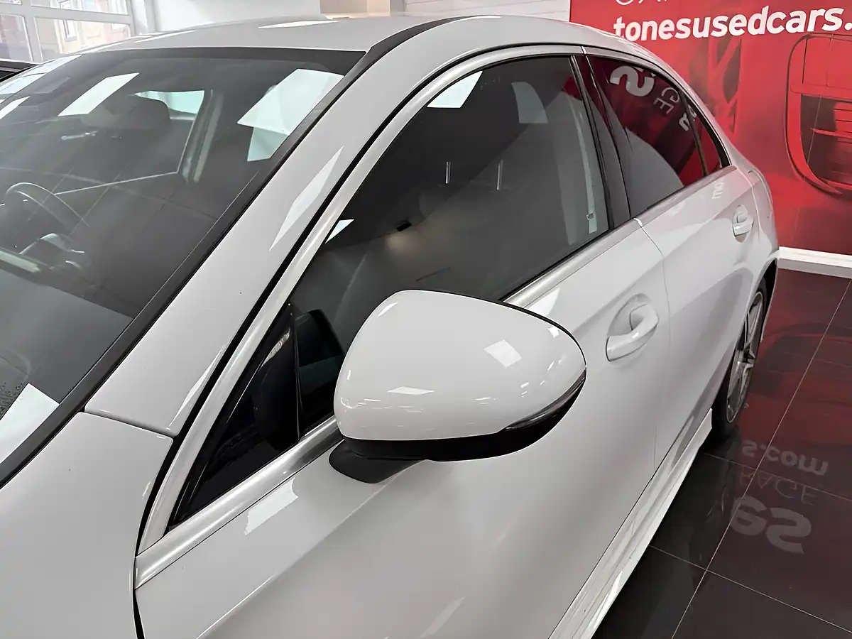 Used 2020 Mercedes-Benz a Class AMG Line White - Interior and Exterior details 12