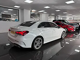 Used 2020 Mercedes-Benz a Class AMG Line White - Interior and Exterior details 2