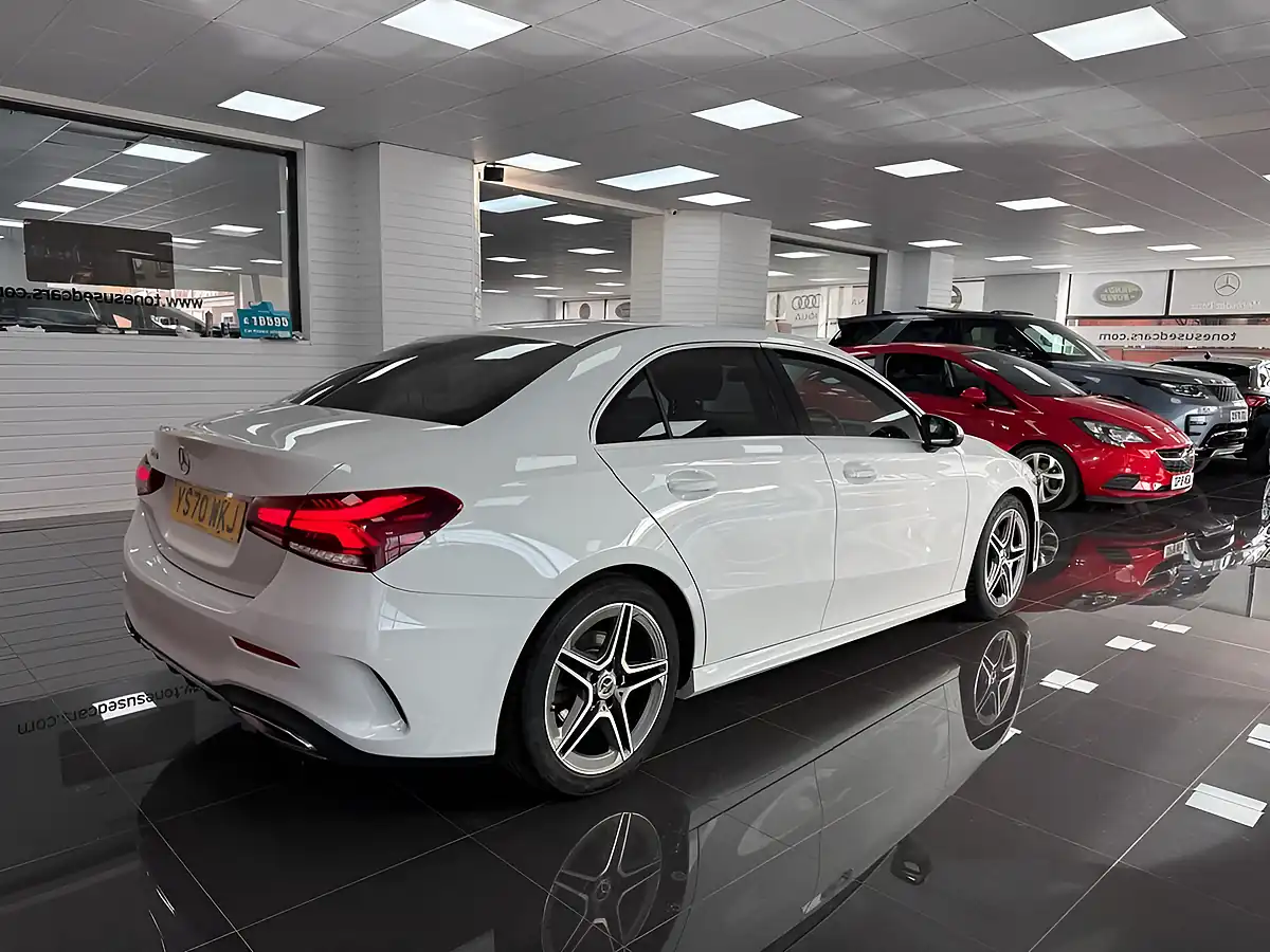 Used 2020 Mercedes-Benz a Class AMG Line White - Interior and Exterior details 2