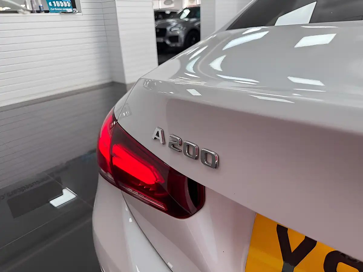 Used 2020 Mercedes-Benz a Class AMG Line White - Interior and Exterior details 9