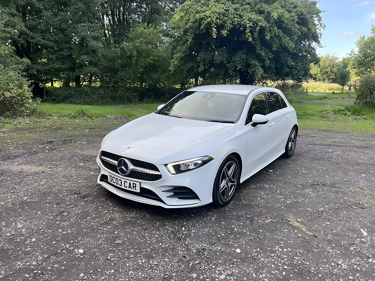 Used 2020 Mercedes-Benz a Class AMG Line White - Interior and Exterior details 2