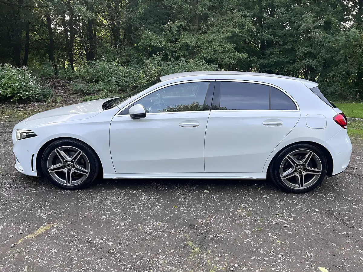 Used 2020 Mercedes-Benz a Class AMG Line White - Interior and Exterior details 3