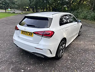 Used 2020 Mercedes-Benz a Class AMG Line White - Interior and Exterior details 6