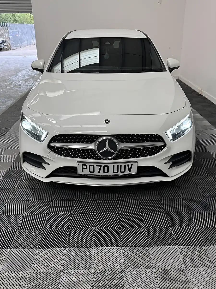 Used 2020 Mercedes-Benz a Class AMG Line White - Interior and Exterior details 2