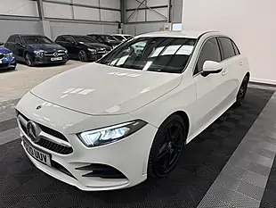 Used 2020 Mercedes-Benz a Class AMG Line White - Interior and Exterior details 3