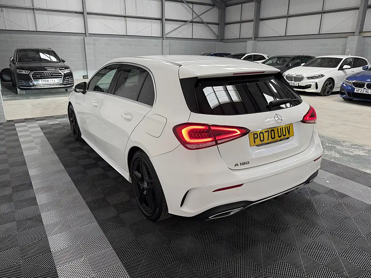 Used 2020 Mercedes-Benz a Class AMG Line White - Interior and Exterior details 4