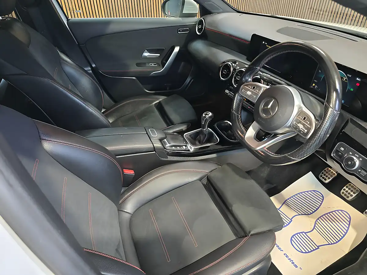 Used 2020 Mercedes-Benz a Class AMG Line White - Interior and Exterior details 12