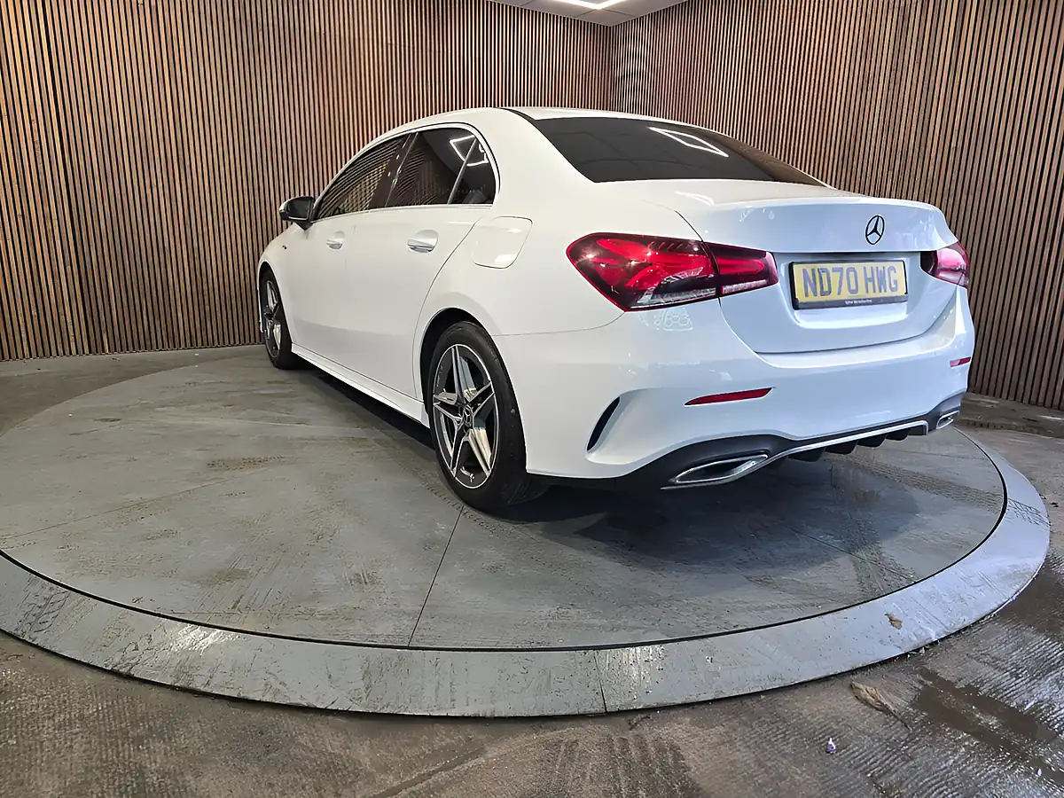 Used 2020 Mercedes-Benz a Class AMG Line White - Interior and Exterior details 4