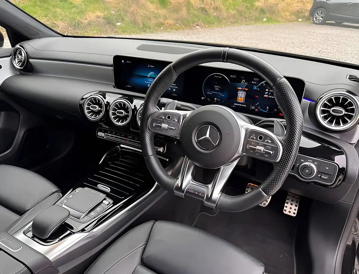 Used 2020 Mercedes-Benz a Class AMG Premium Cosmos Black - Interior and Exterior details 18