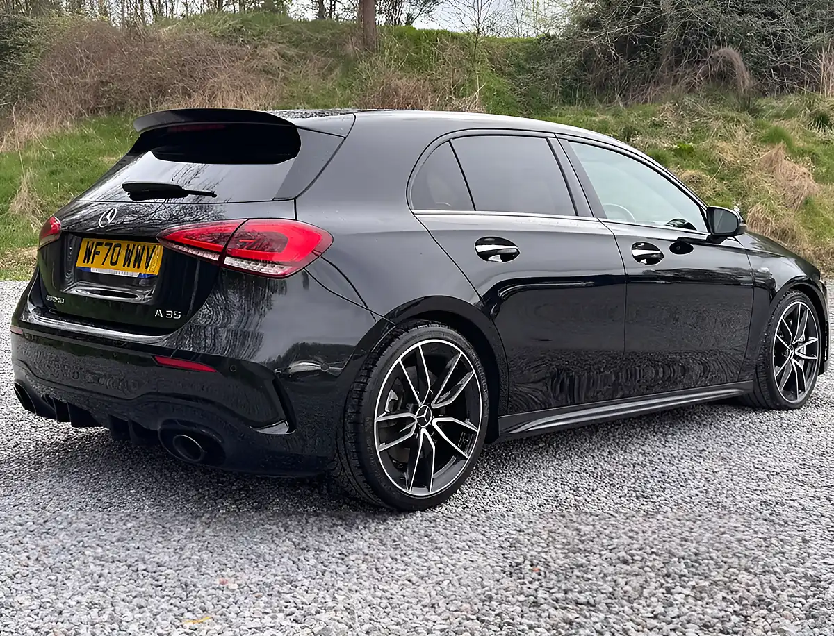 Used 2020 Mercedes-Benz a Class AMG Premium Cosmos Black - Interior and Exterior details 3