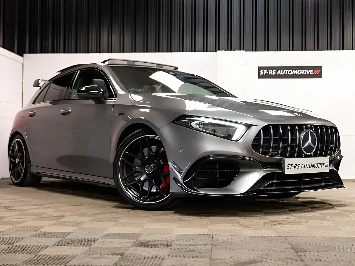 Used 2020 Mercedes-Benz a Class AMG S Plus Grey - Front View