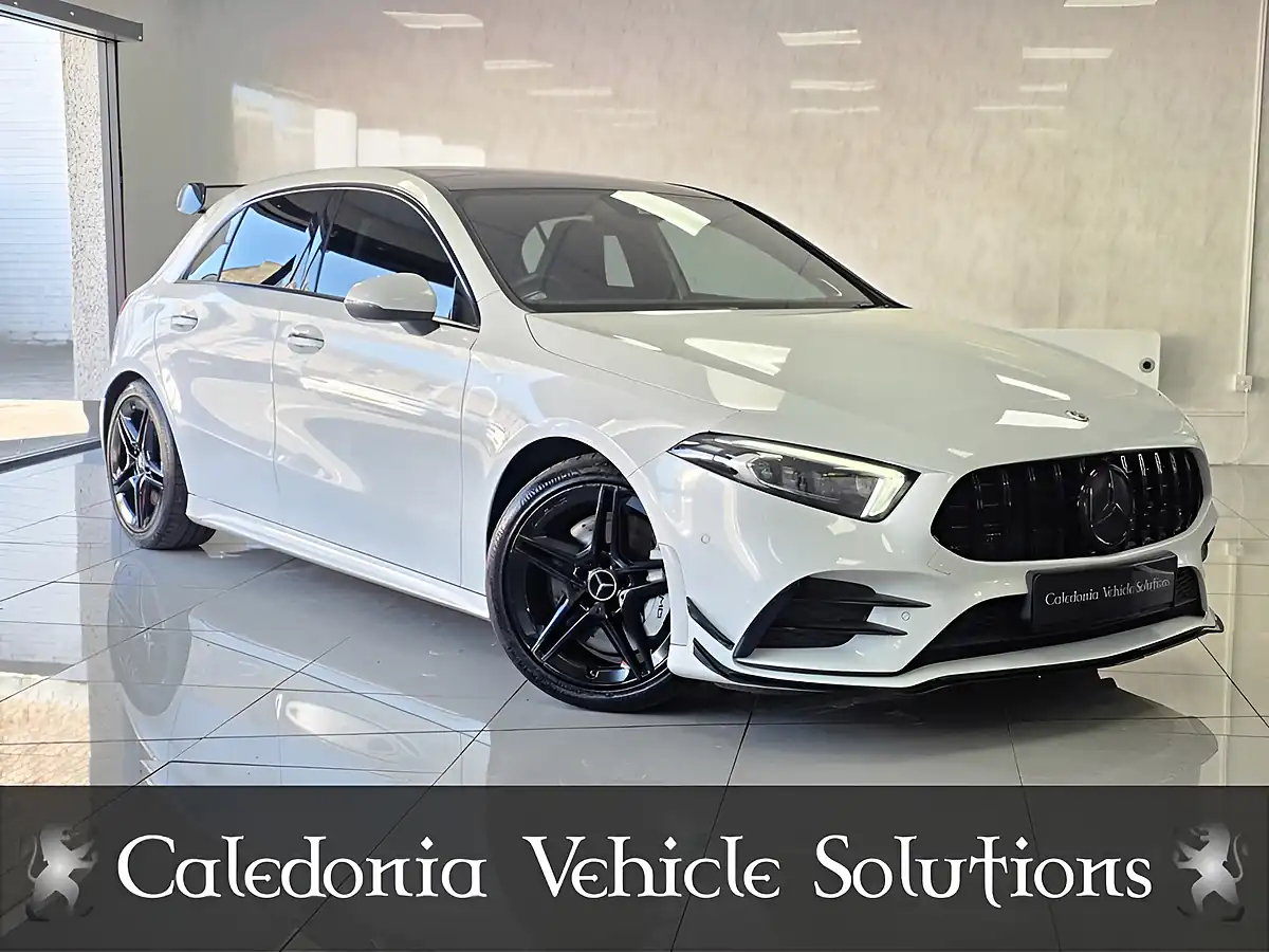 Used 2020 Mercedes-Benz a Class Premium Plus White - Front View