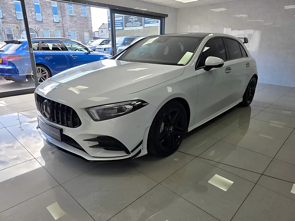 Used 2020 Mercedes-Benz a Class Premium Plus White - Interior and Exterior details 16