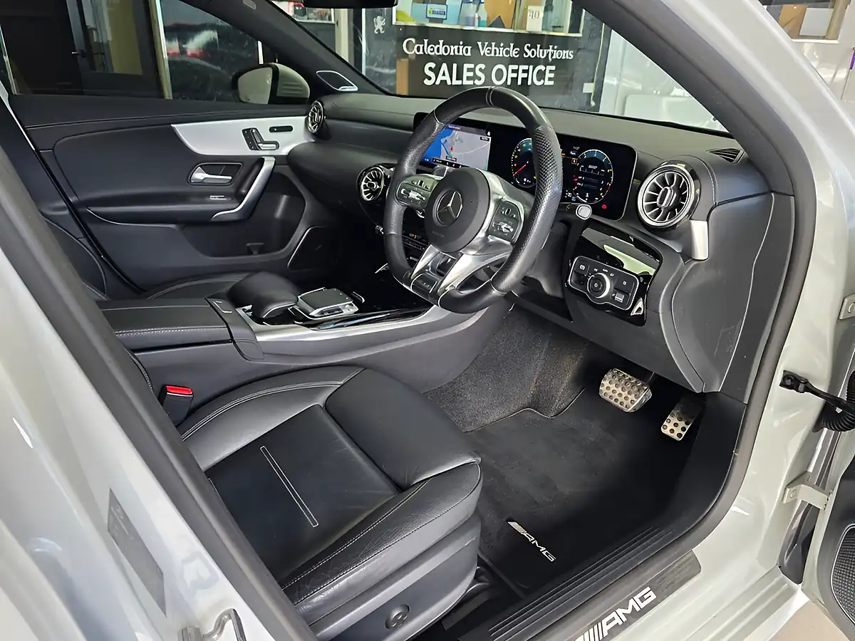 Used 2020 Mercedes-Benz a Class Premium Plus White - Interior and Exterior details 7