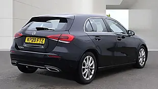 Used 2020 Mercedes-Benz a Class Sport (executive) Black - Interior and Exterior details 2