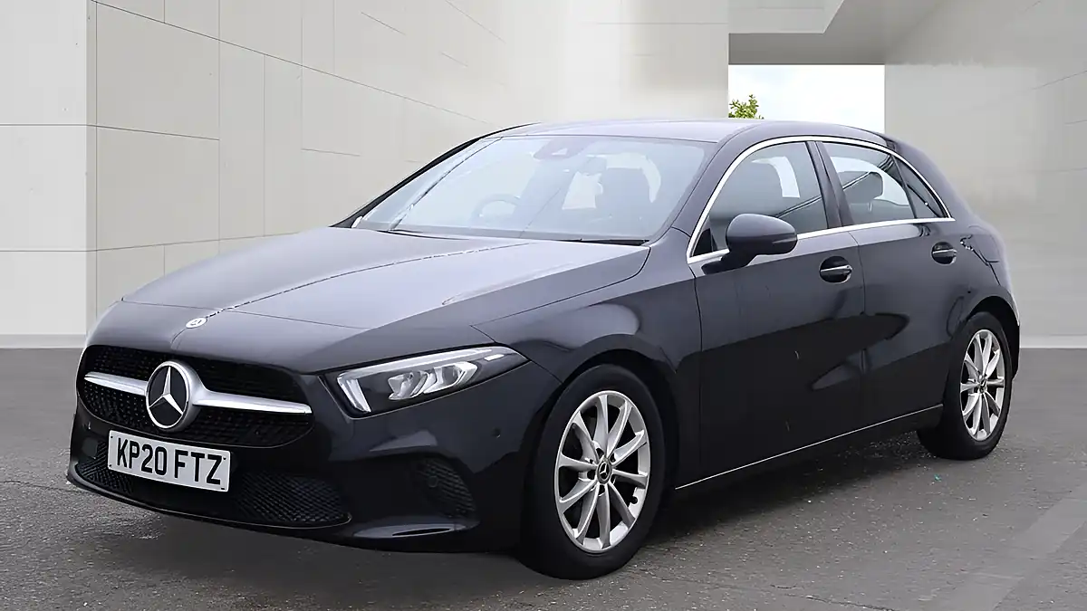 Used 2020 Mercedes-Benz a Class Sport (executive) Black - Interior and Exterior details 4
