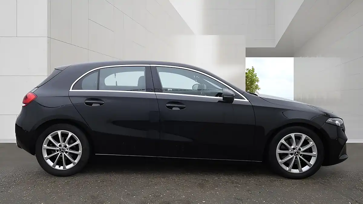 Used 2020 Mercedes-Benz a Class Sport (executive) Black - Interior and Exterior details 5