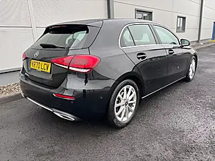 Used 2020 Mercedes-Benz a Class Sport (executive) Black - Interior and Exterior details 11