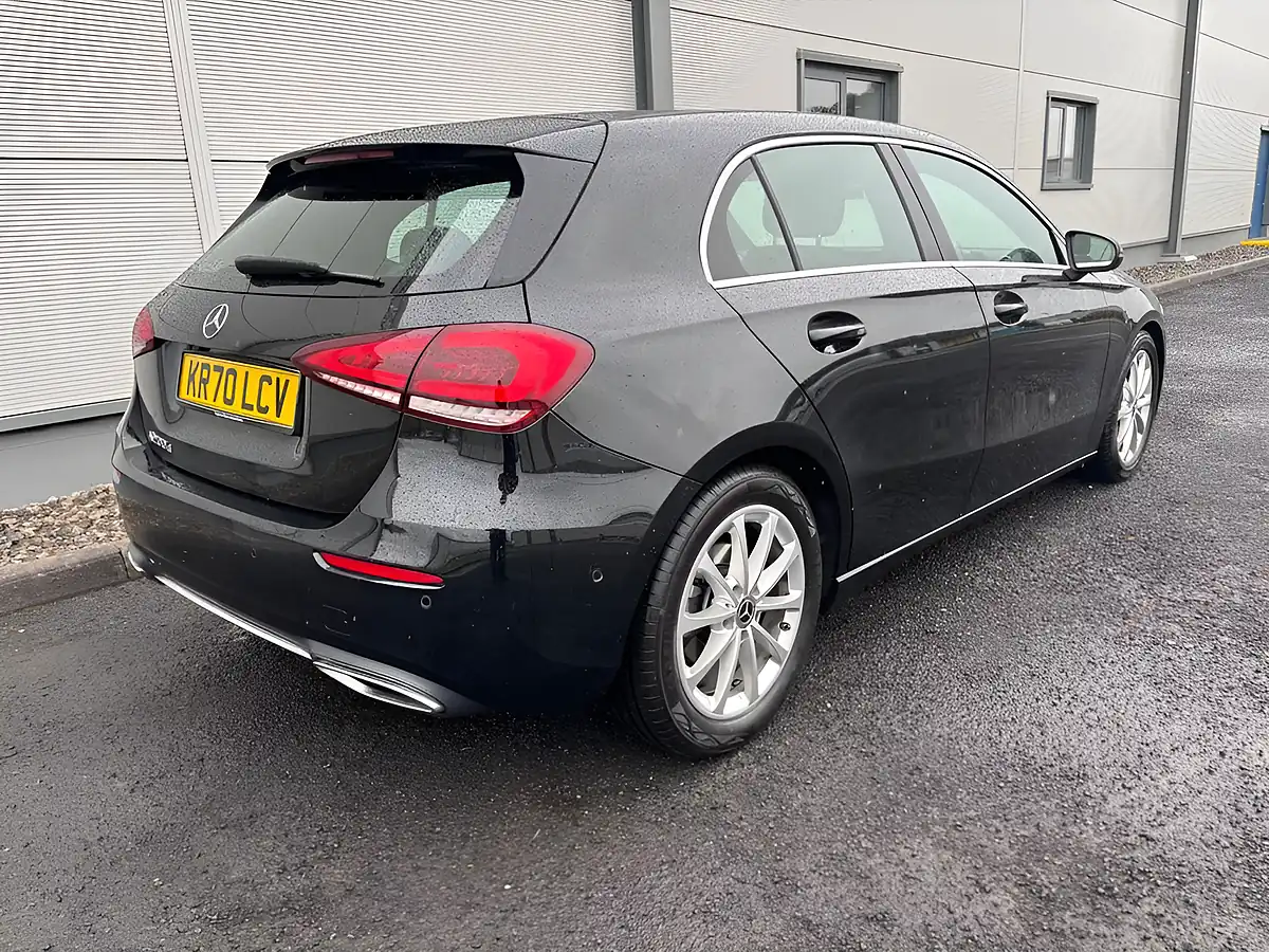 Used 2020 Mercedes-Benz a Class Sport (executive) Black - Interior and Exterior details 11