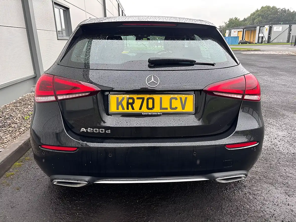 Used 2020 Mercedes-Benz a Class Sport (executive) Black - Interior and Exterior details 12
