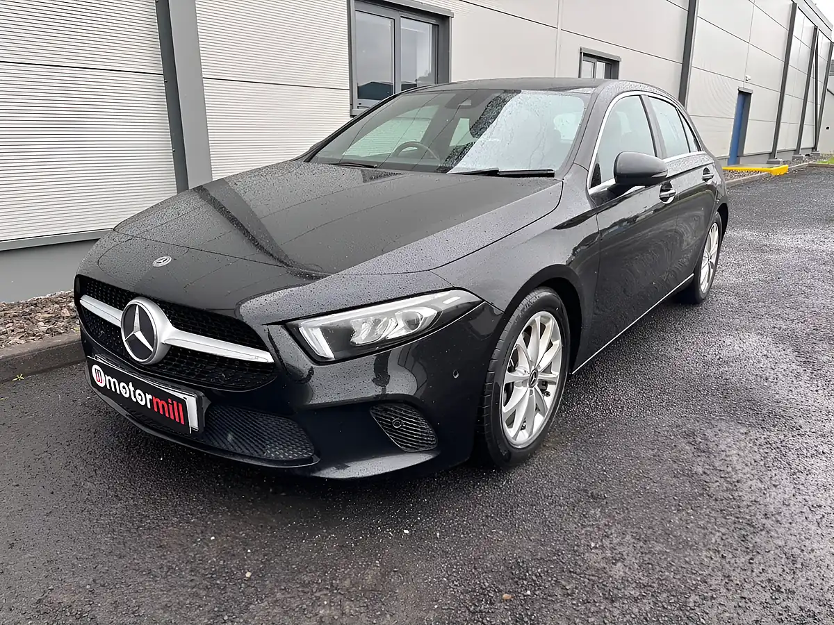Used 2020 Mercedes-Benz a Class Sport (executive) Black - Interior and Exterior details 8