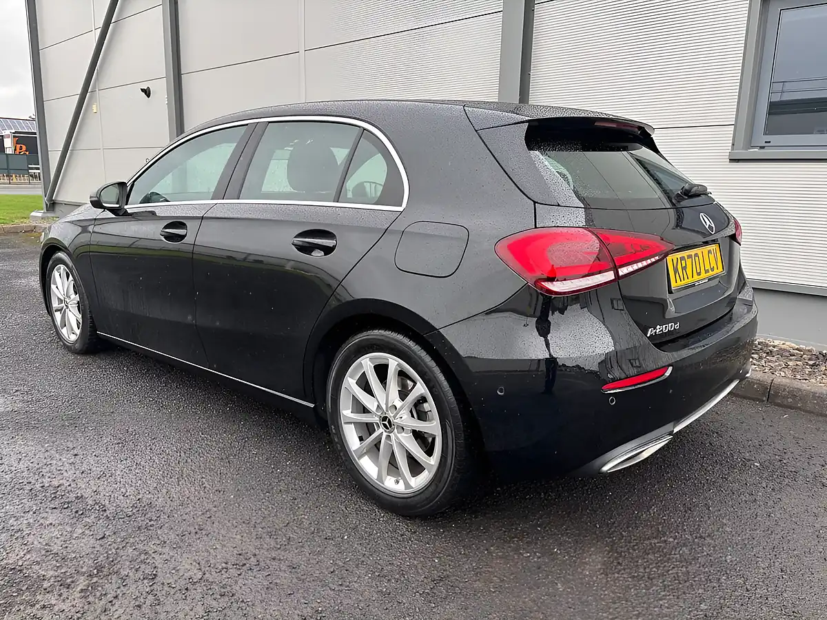 Used 2020 Mercedes-Benz a Class Sport (executive) Black - Interior and Exterior details 9