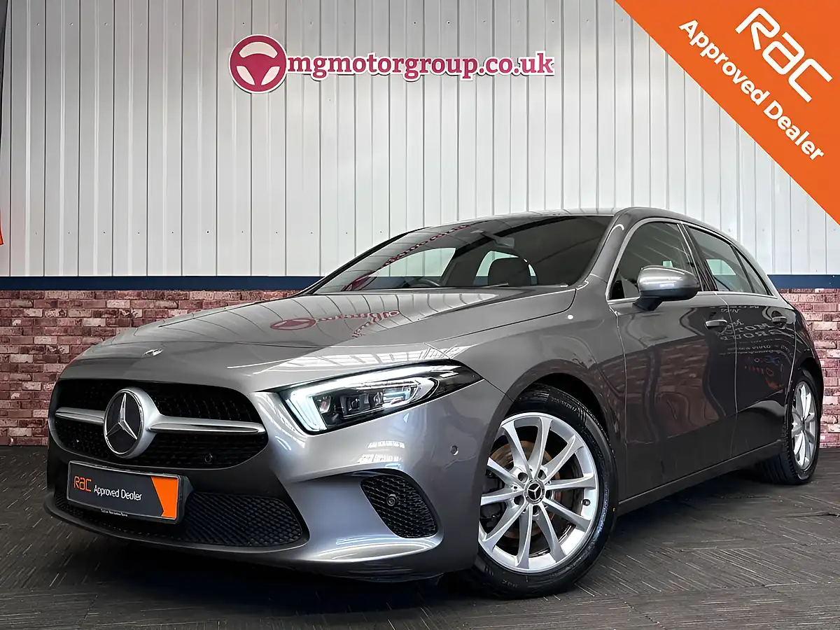 Used 2020 Mercedes-Benz a Class Sport Executive Grey - Front View