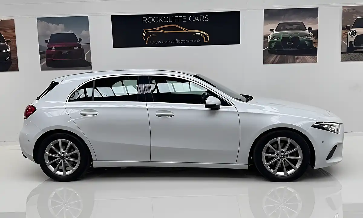Used 2020 Mercedes-Benz a-Class Sport (executive) White - Interior and Exterior details 2