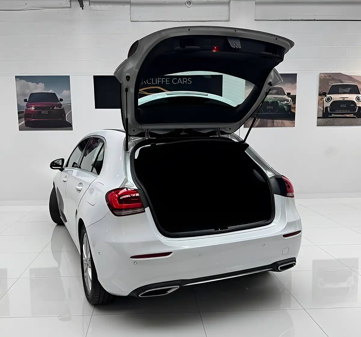 Used 2020 Mercedes-Benz a-Class Sport (executive) White - Interior and Exterior details 4