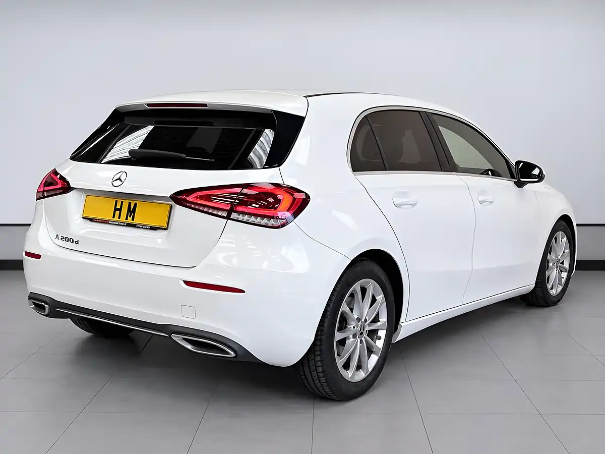 Used 2020 Mercedes-Benz a Class Sport White - Interior and Exterior details 2