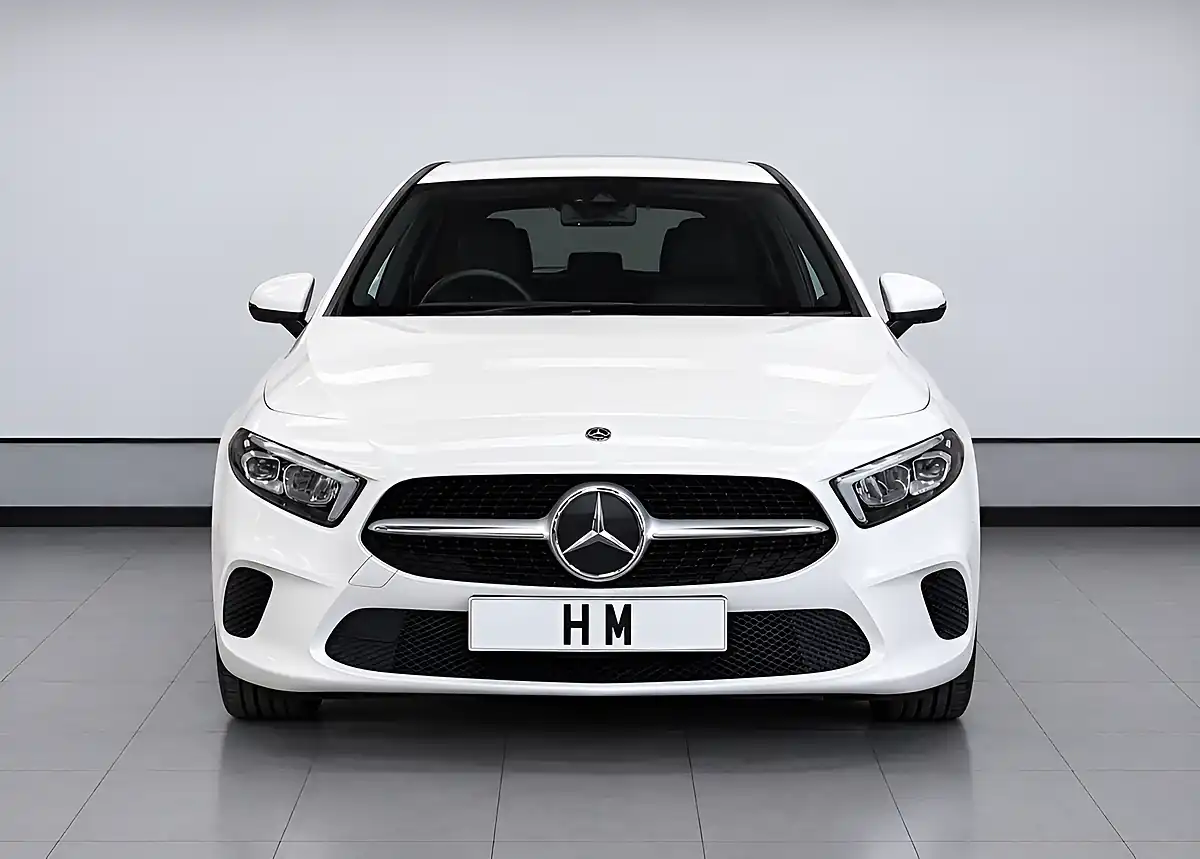 Used 2020 Mercedes-Benz a Class Sport White - Interior and Exterior details 5