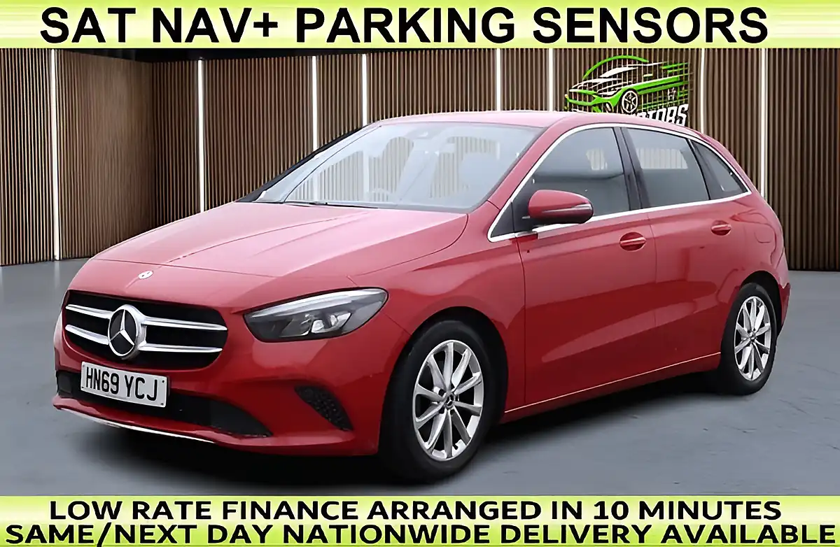 Used 2020 Mercedes-Benz B Class Sport (executive) Red - Front View
