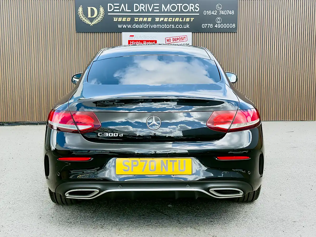 Used 2020 Mercedes-Benz C-Class AMG Line Black - Interior and Exterior details 6