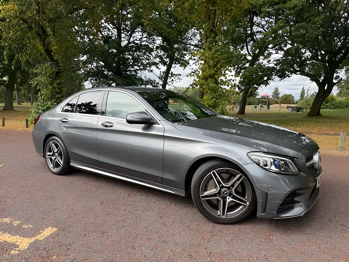 Used 2020 Mercedes-Benz C Class AMG Line Edition Grey - Front View