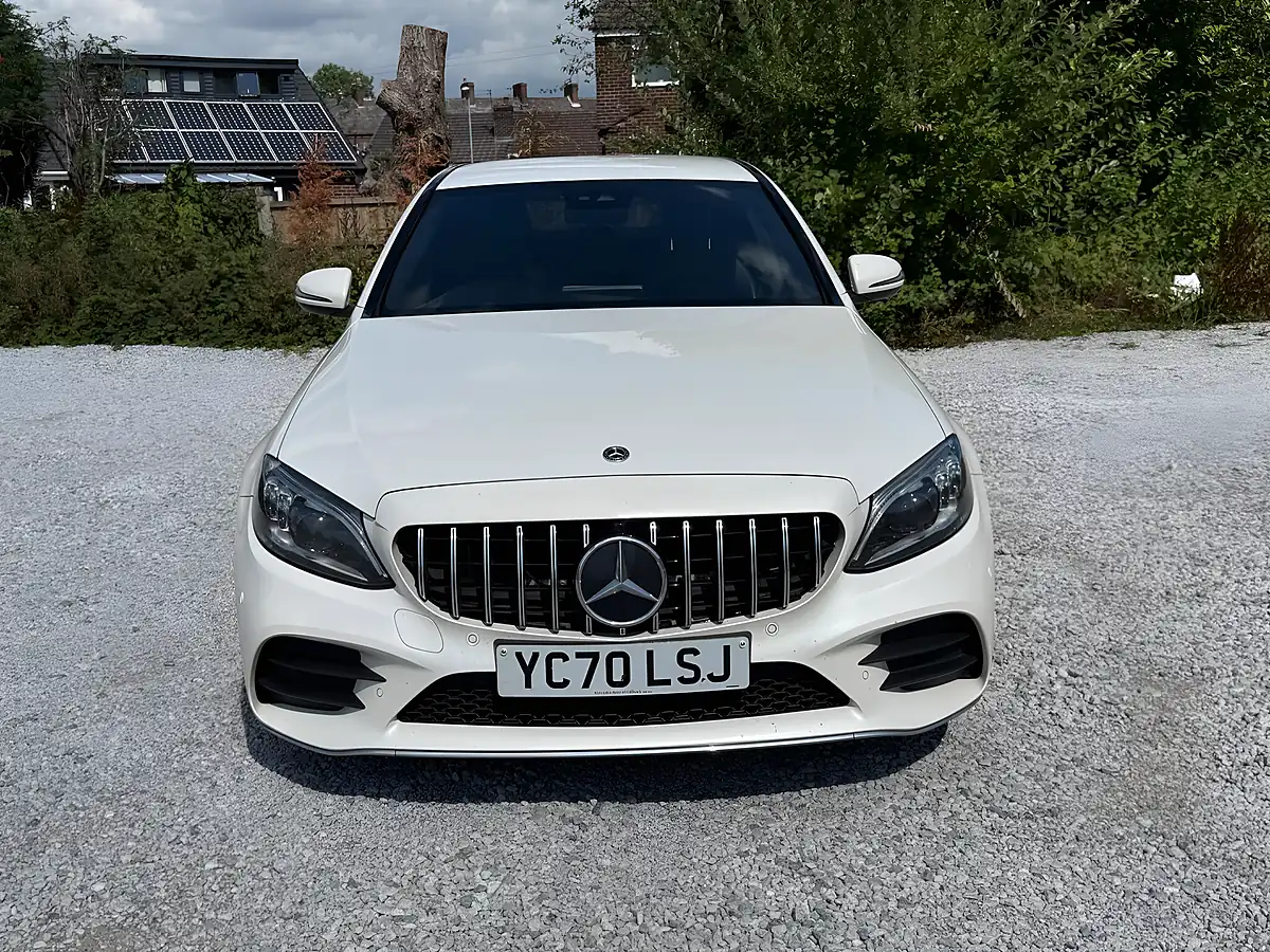 Used 2020 Mercedes-Benz C Class AMG Line Edition (premium) White - Interior and Exterior details 2
