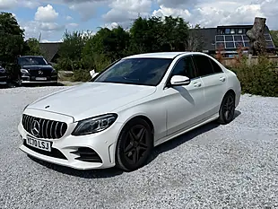 Used 2020 Mercedes-Benz C Class AMG Line Edition (premium) White - Interior and Exterior details 3