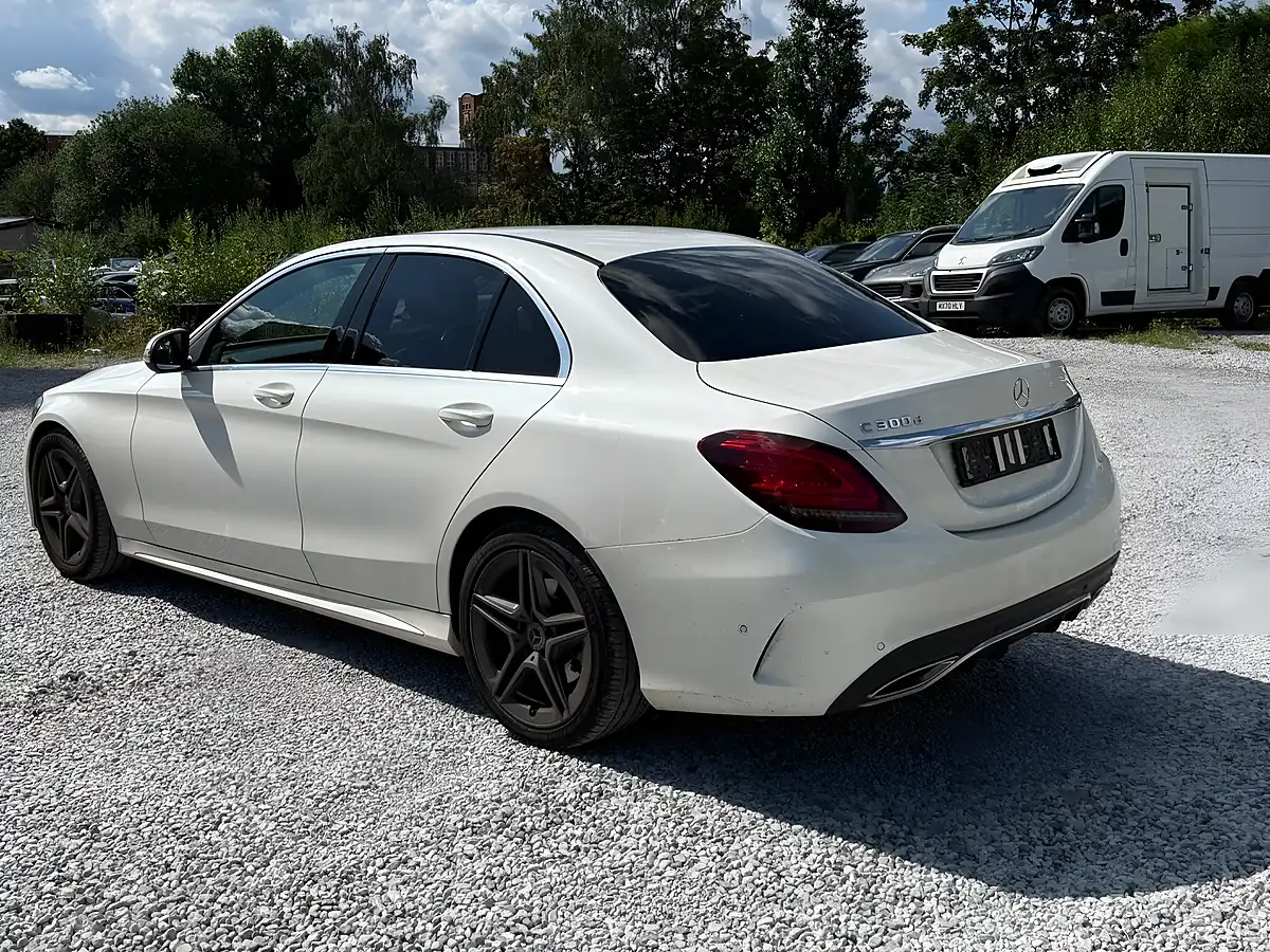 Used 2020 Mercedes-Benz C Class AMG Line Edition (premium) White - Interior and Exterior details 4
