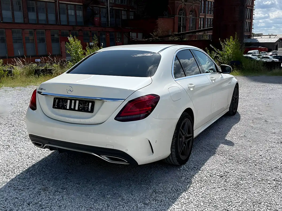 Used 2020 Mercedes-Benz C Class AMG Line Edition (premium) White - Interior and Exterior details 7
