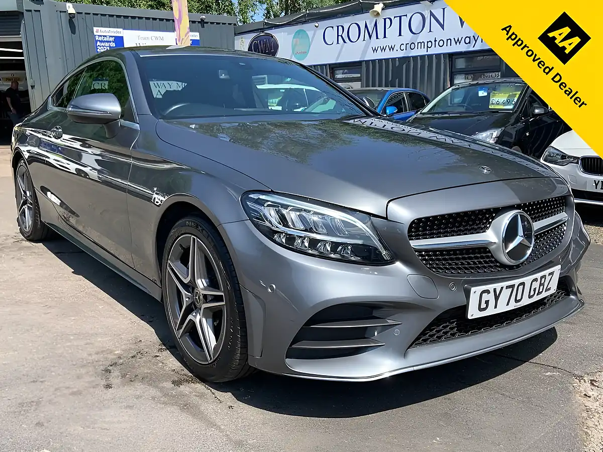 Used 2020 Mercedes-Benz C Class AMG Line Edition Selenite Grey - Front View