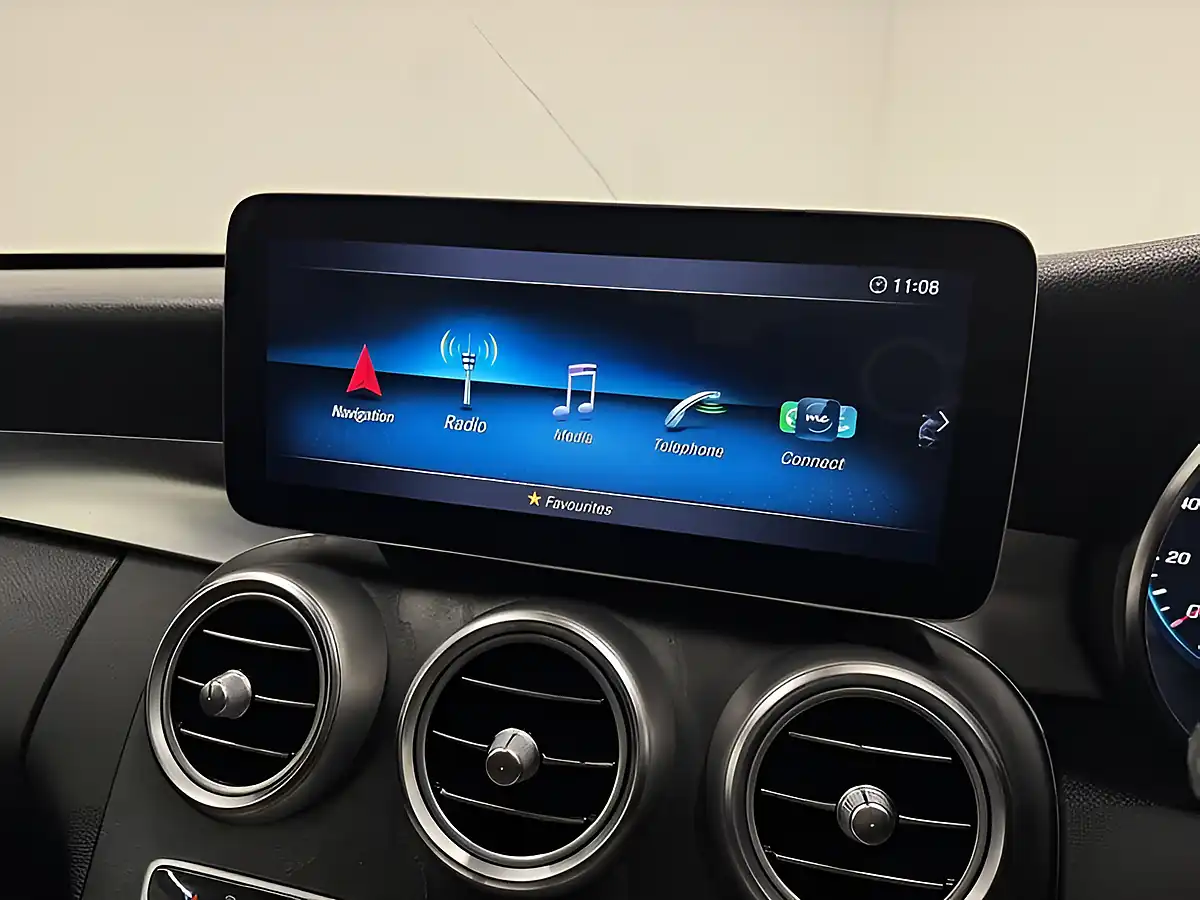 Used 2020 Mercedes-Benz C Class AMG Line Edition White - Interior and Exterior details 15
