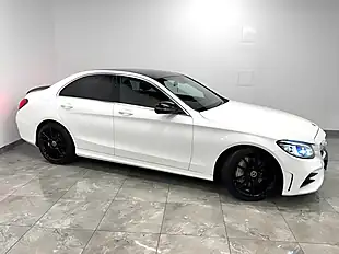 Used 2020 Mercedes-Benz C Class AMG Line Edition White - Interior and Exterior details 2