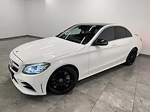 Used 2020 Mercedes-Benz C Class AMG Line Edition White - Interior and Exterior details 4