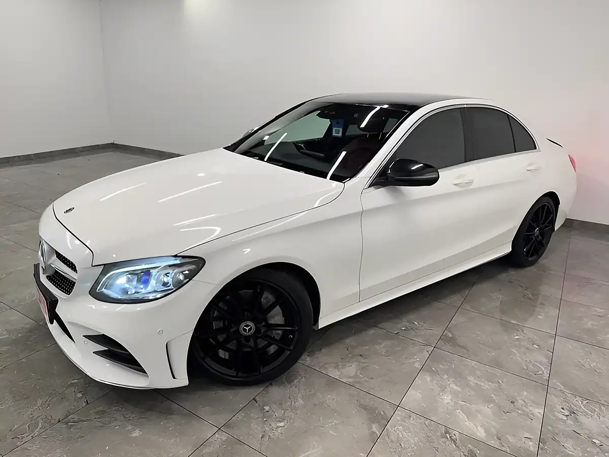 Used 2020 Mercedes-Benz C Class AMG Line Edition White - Interior and Exterior details 4