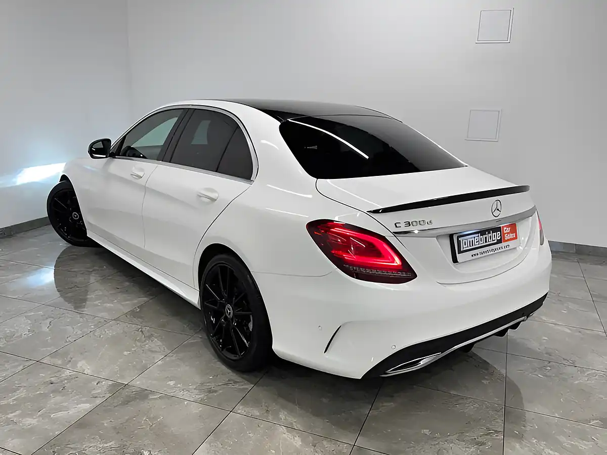 Used 2020 Mercedes-Benz C Class AMG Line Edition White - Interior and Exterior details 5